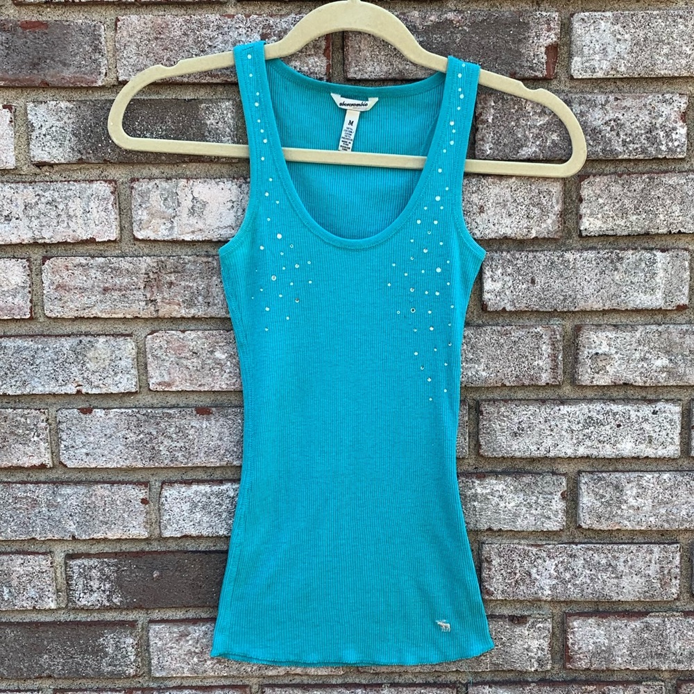 Abercrombie Rhinestone Tank Top